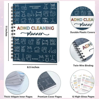 Amoria™ ADHD Cleaning Planner