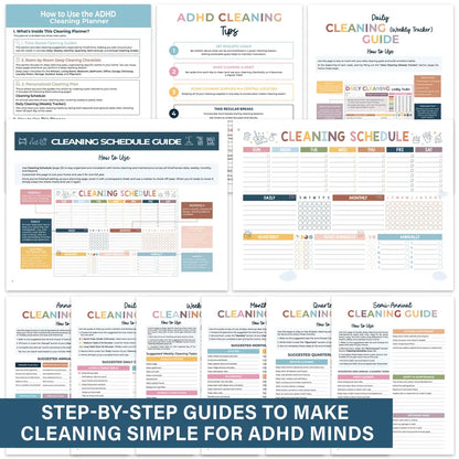 Amoria™ ADHD Cleaning Planner